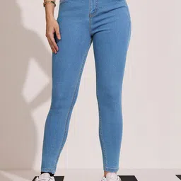 DOLCE CRUDO Ryu Ken Women Skinny Fit High-Rise Stretchable Jeans-picture-20