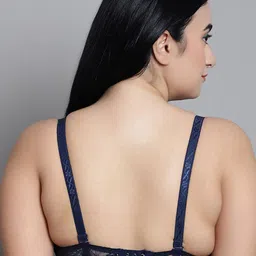 MAKCLAN Floral Medium Coverage Underwired Lightly Padded Bra image 3