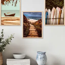 WALLLANE Abstract Wood Wall Art image 2