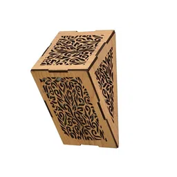 1ST TIME Wood Carved Wall Lamp image 4