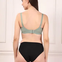 adornstar Pack Of 2 Non Padded Full Coverage Cotton Bra & Panty Lingerie Set image 5