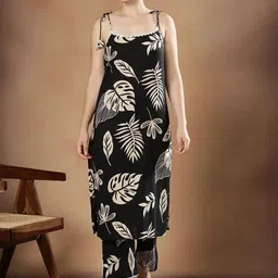 STYLEBAAZI Women Floral Printed Regular Pure Cotton Kurta with Trousers-picture-17