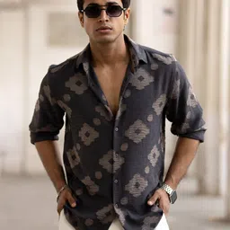 Powerlook Men Opaque Printed Casual Shirt-picture-10