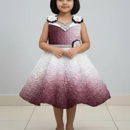 Spring Unicorn Satin Fit & Flare Dress-picture-15