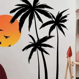 Jaamso Royals 2-Pcs Black & Red Printed Self-Adhesive & Durable Wall Sticker-picture-14