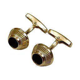 VOICI Mens Gold Toned Cufflinks image 2