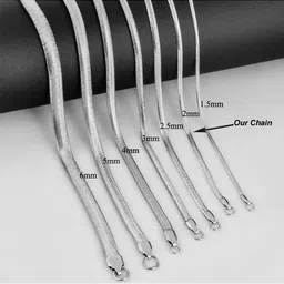 fashion fusion collection Unisex Stainless Steel Minimal Chain image 2