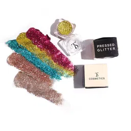 TS COSMETICS Pressed Glitter Eyeshadow - 8 g - Grape Seed-image-34