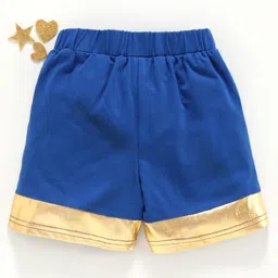 Meng Wa Solid Shorts - Blue image 2