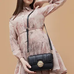 CODE by Lifestyle PU Structured Sling Bag-picture-28