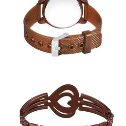 Gopal Shopcart Women Watch & Bracelet Gift Set 1016BRO AVIYO S W H Breclect image 2