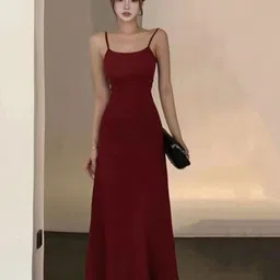 StyleCast x Revolte Fit & Flare Maxi Dress image 2