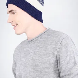 Bharatasya Men Winter Knitted Beanie Cap image 5