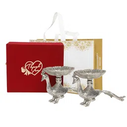 INTERNATIONAL GIFT Silver-Toned Figurine Showpiece image 1