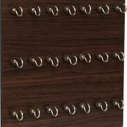 aurazen MDF Wood Wall Mounted Designer Key Holders (21 Hooks Key Holder) Wood Key Holder-picture-17