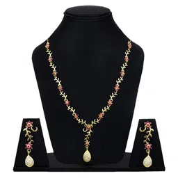 Sitashi Gold-Plated Alloy Necklace & Earrings image 2