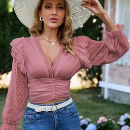 Stylecast X Slyck Solid Pattern Crop Top-picture-46