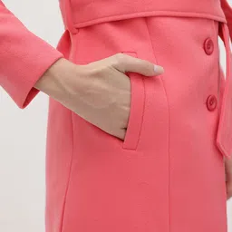 The Roadster Life Co. Notched Lapel Collar Single-Breasted Overcoat image 3