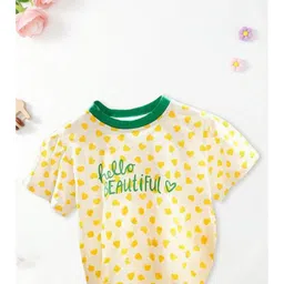 FOREVER FRIDAY Girls Printed Applique T-shirt-image-2