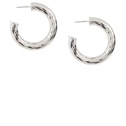 LULU & SKY Contemporary Shaped Half Hoop Earrings image 4