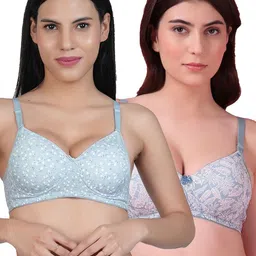 SHYAM SONS FLAIR Floral Bra Full Coverage Lightly Padded-picture-24