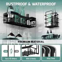 JD FRESH Black Set of 4 Water Resistant Multi-Utility Organisers image 5