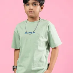 WEARDUDS Kids Graphic Printed Regular Fit Round Neck Cotton T-shirt-picture-20