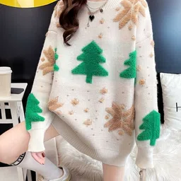 KPOP Women Printed Pullover with Applique Detail-picture-41