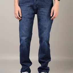 V-Mart Men Slim Fit Light Fade Jeans-image-45