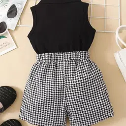 TOGEPI Girls Printed Top with Shorts image 3