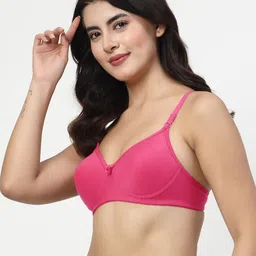 lily LILYWomen pack of 2 Bra Full Coverage Lightly Padded image 2