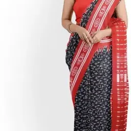 KIAARON Ethnic Motifs Pure Cotton Block Print Saree-picture-43