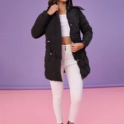 V-Mart Women Longline Puffer Jacket image 4