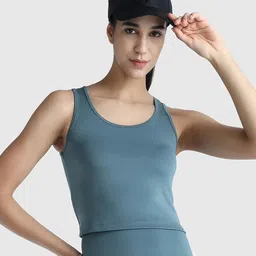Musclemind Women Scoop Neck Tank Sleeveless Top-picture-38