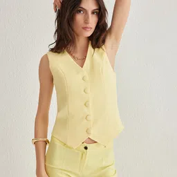 Trendyol V Neck Sleeveless Waistcoat image 5