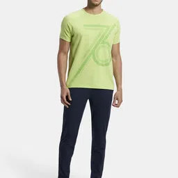 Jockey Men Super Combed Cotton PrintedHalf Sleeve Tshirt with Stay Fresh Treatment-MV02 image 5