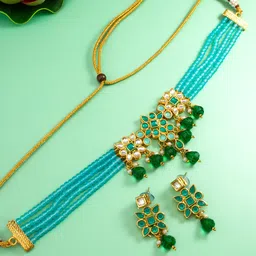Anouk Gold-Plated Kundan Studded Jewellery Set-picture-12