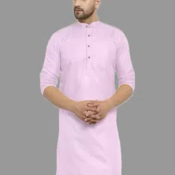 ANUJ FASHION Men Solid A-Line Kurtas-picture-35