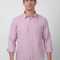Numero Uno Men Solid Spread Collar Pure Cotton Casual Shirt-picture-36