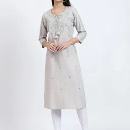 RAISHREE Women Grey Kurtas-picture-14