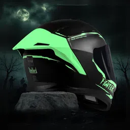 Steelbird Graphic Printed Scratch Resistant Close Face Motorbike Helmet image 4