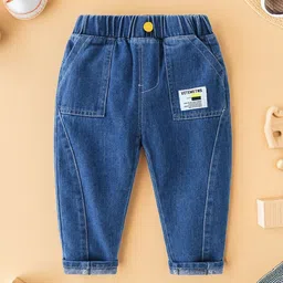 Xsole Boys Solid Mid-Rise Denim Non Stretchable Clean Look Relaxed Fit Jeans-picture-55