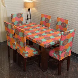 eleganta Printed 6 Seater Table Cover image 1