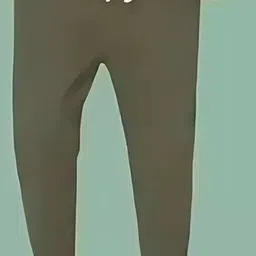 python Men Solid Olive Track Pants-picture-35