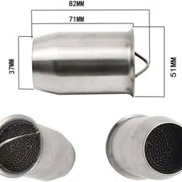 znee smart Universal For Bike Universal For Bike Slip-on Exhaust System image 3