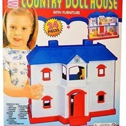 nayaratoys Best 24 Pieces Beautiful Doll House with Master Bedroom, Dining Room,.-picture-11