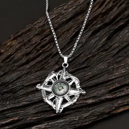 The Roadster Lifestyle Co Men Silver-Plated & Black Chain-picture-39