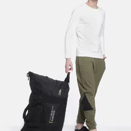 National Geographic Unisex Black Typography Backpack image 3