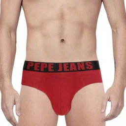 Pepe Jeans Men Red Solid Contour Briefs 8904311302391-picture-37