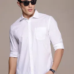 French Connection Men Smart Slim Fit Pure Cotton Casual Shirt-picture-29